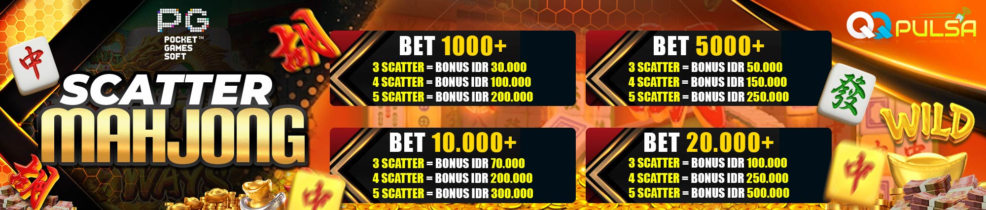 BONUS MAHJONG SETIAP HARI